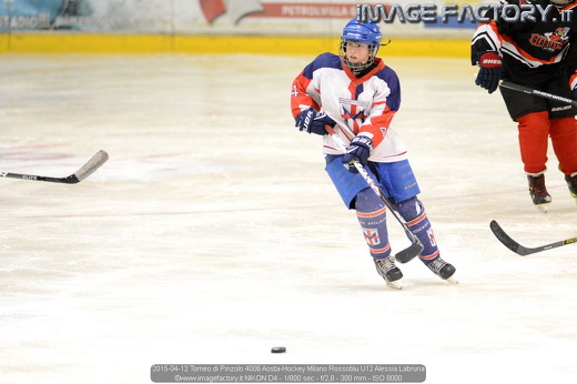 2015-04-12 Torneo di Pinzolo 4006 Aosta-Hockey Milano Rossoblu U12 Alessia Labruna